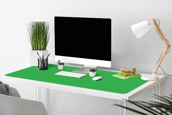 Large desk mat table protector Light green