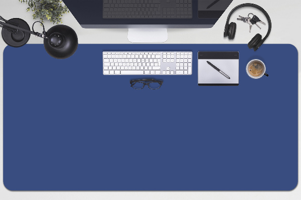 Large desk mat for children Blue