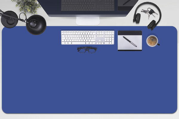 Full desk pad blue road