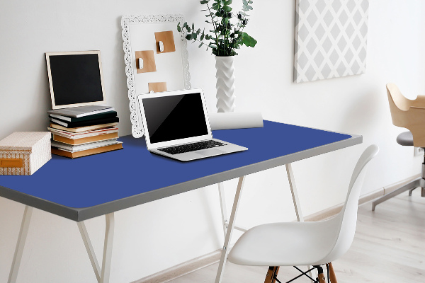 Full desk pad blue road