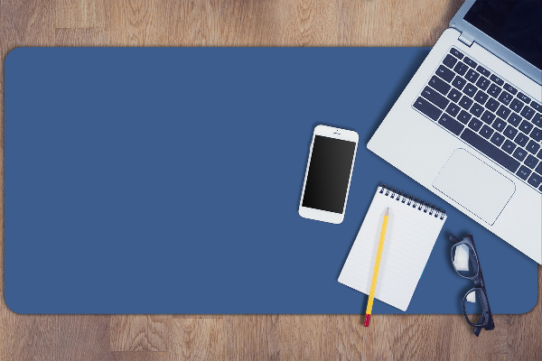 Full desk protector Dark blue