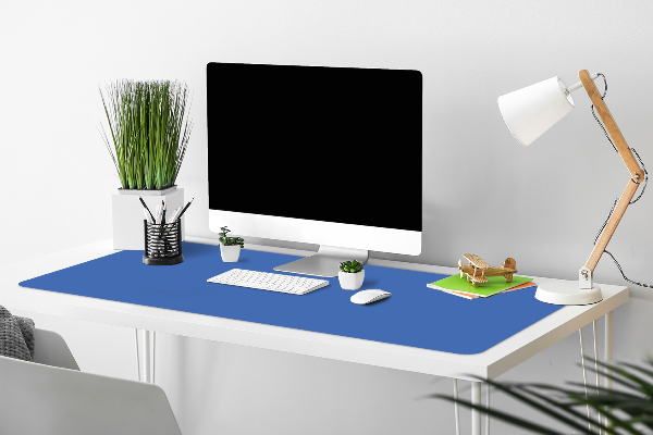Desk pad dark azure