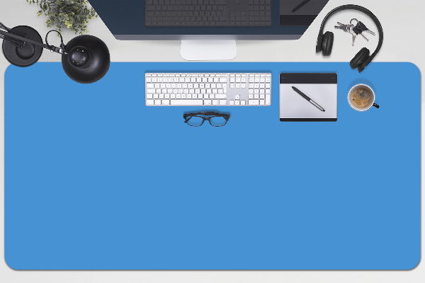 Large desk mat for children Blue