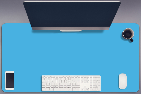 Desk pad Light blue