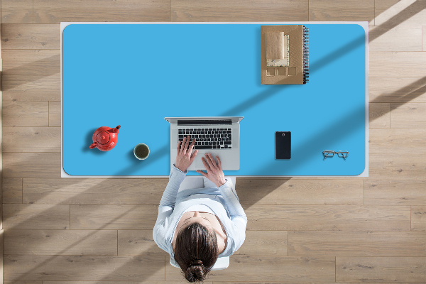 Desk pad Light blue