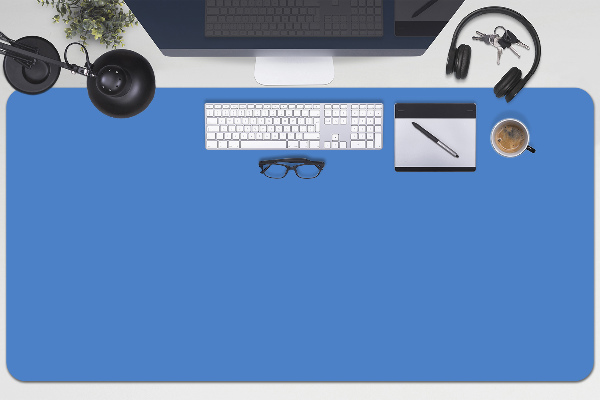 Large desk mat for children Azure
