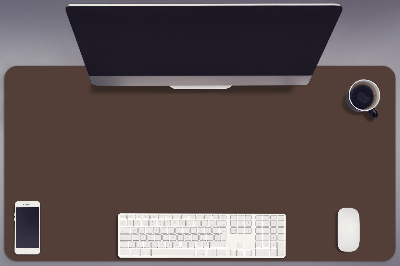 Large desk mat for children Brown