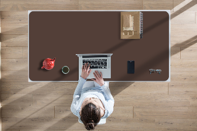 Large desk mat for children Brown