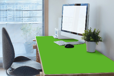 Large desk mat table protector yellowish green