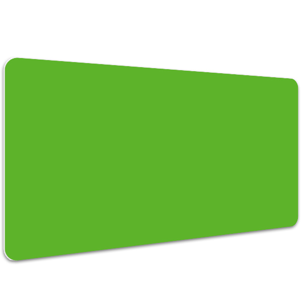 Large desk mat table protector yellowish green