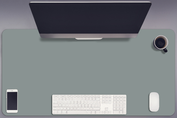 Large desk mat for children Gray