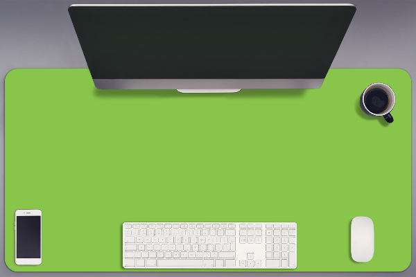 Full desk pad pastel green