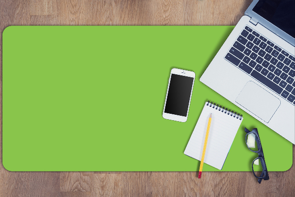 Full desk pad pastel green