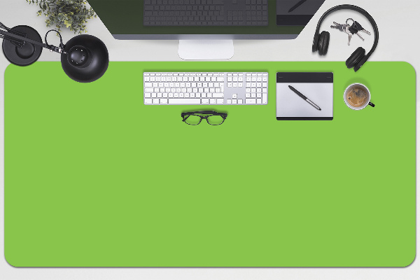 Full desk pad pastel green