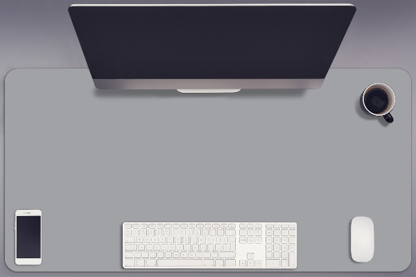 Large desk mat for children Gray