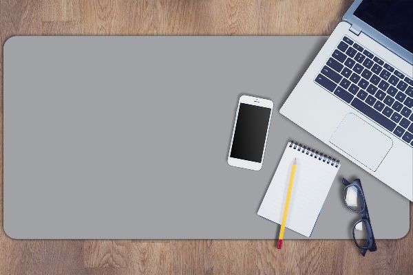 Large desk mat for children Gray