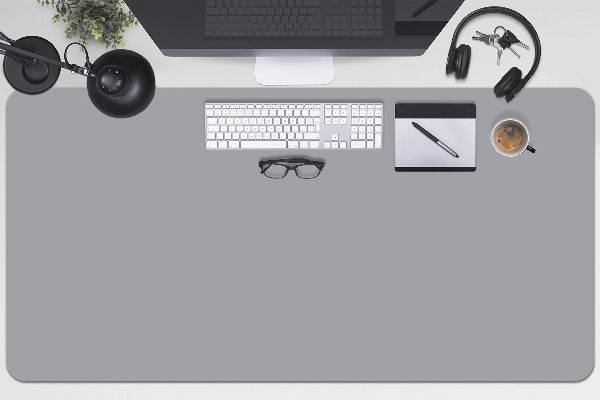Large desk mat for children Gray