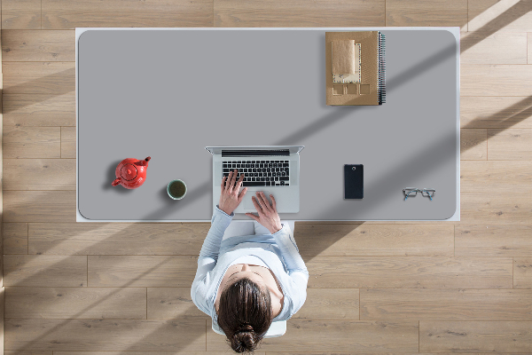 Large desk mat for children Gray