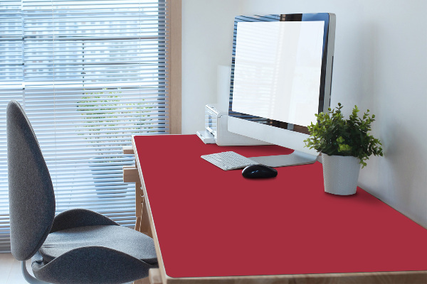 Desk pad Dark red
