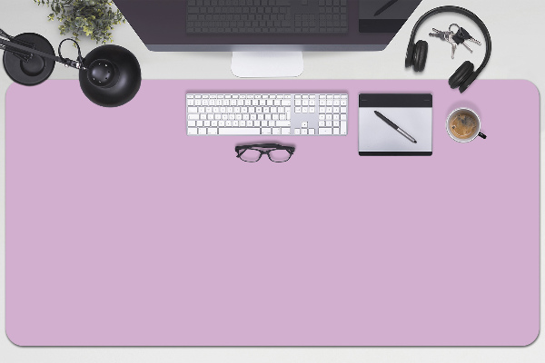 Large desk mat for children Lilac