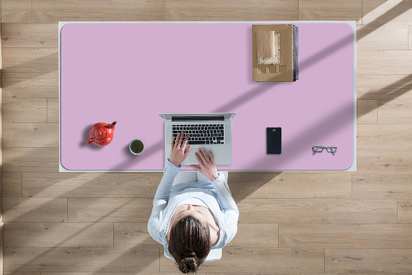 Large desk mat for children Lilac