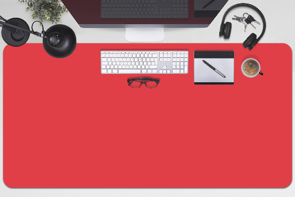 Large desk pad PVC protector Orange