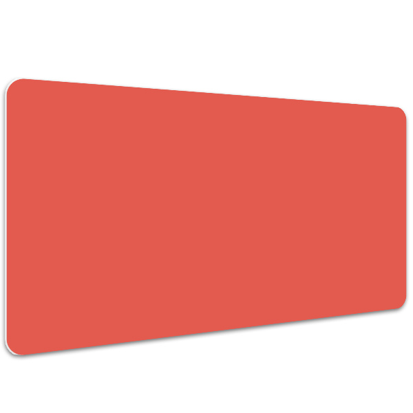 Full desk protector pastel orange
