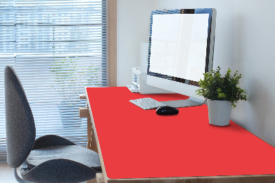 Full desk protector orange-red
