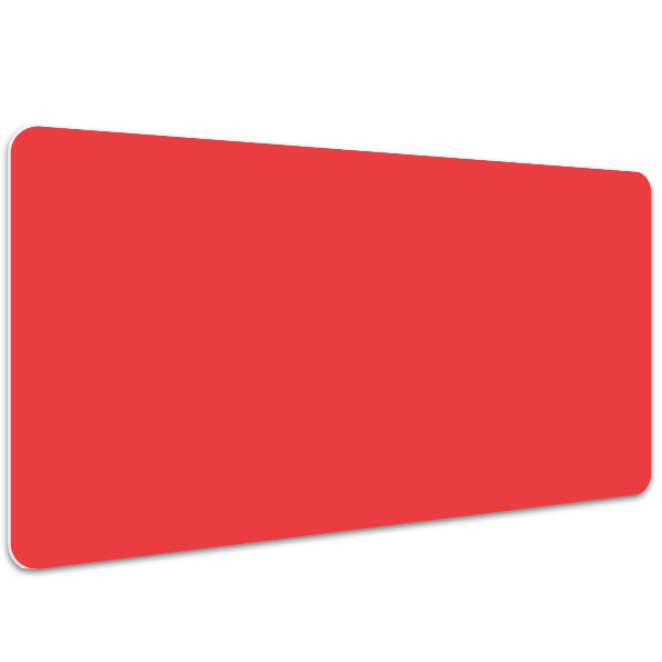 Full desk protector orange-red