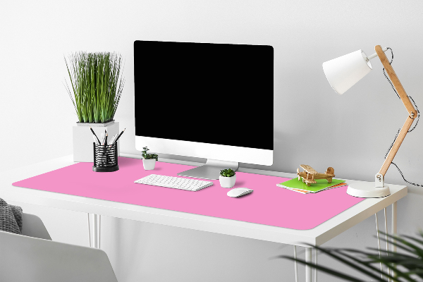 Large desk pad PVC protector Light pink