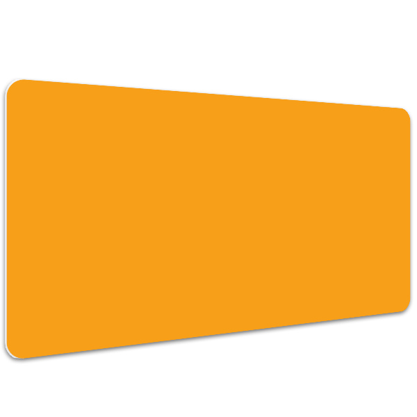 Large desk pad PVC protector dark yellow