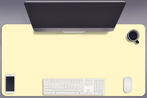 Large desk mat for children Creamy