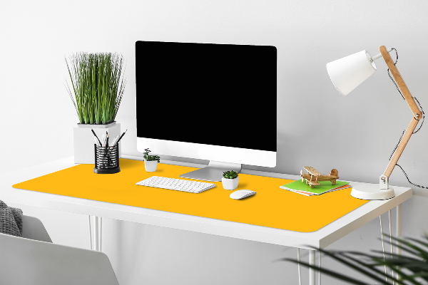 Large desk mat for children Yellow