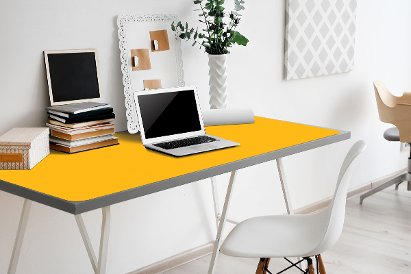 Large desk mat for children Yellow