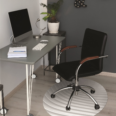 Office chair mat white gouging