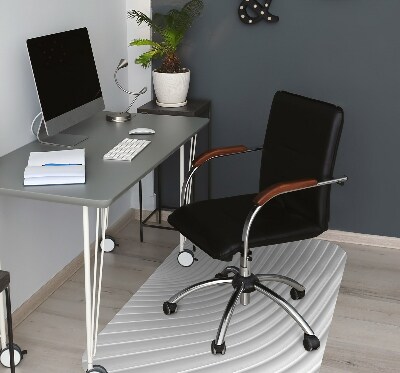 Office chair mat white gouging