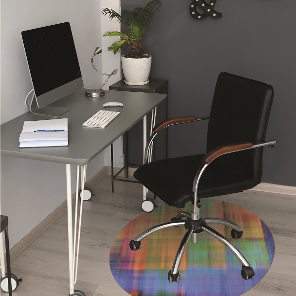 Office chair floor protector color grille