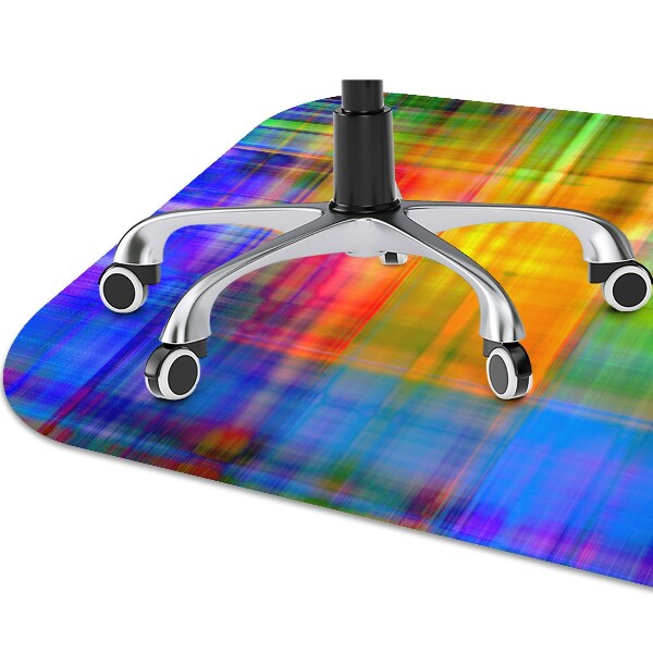 Office chair floor protector color grille