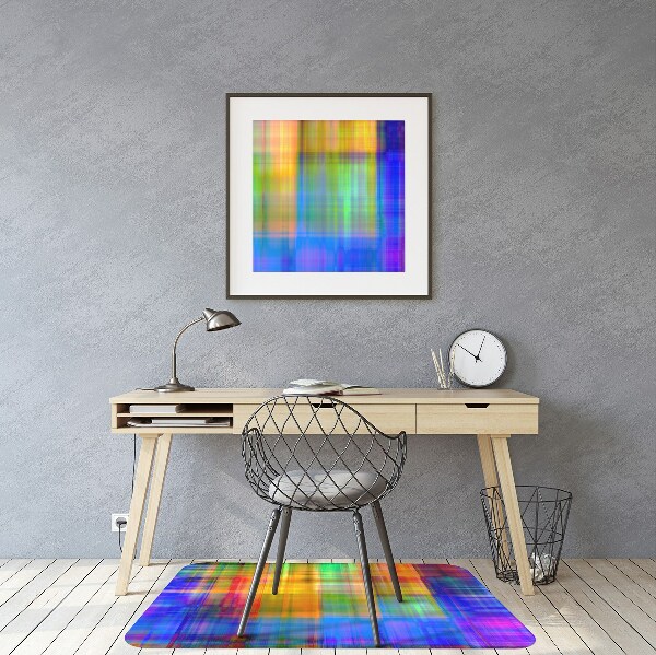 Office chair floor protector color grille