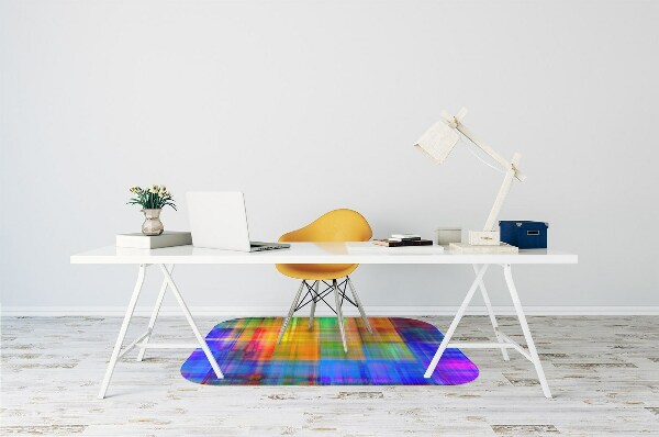 Office chair floor protector color grille