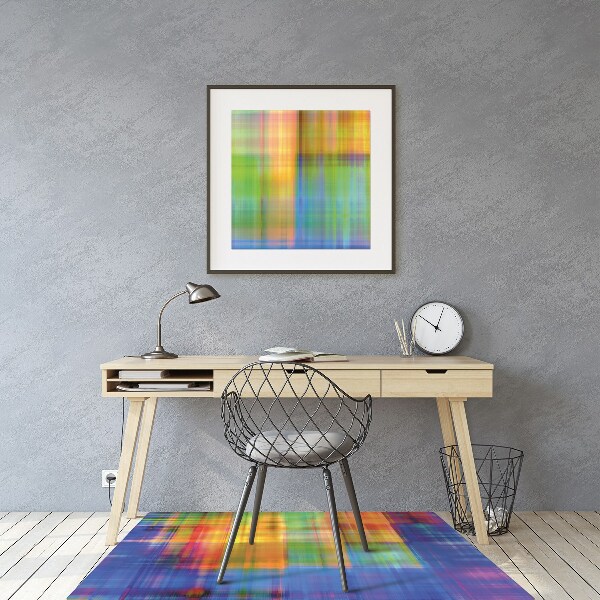 Office chair floor protector color grille