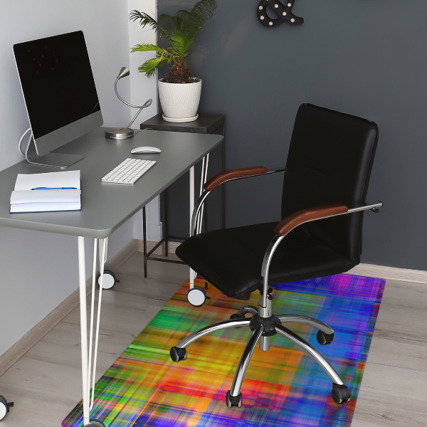 Office chair floor protector color grille