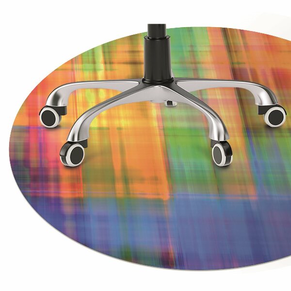 Office chair floor protector color grille