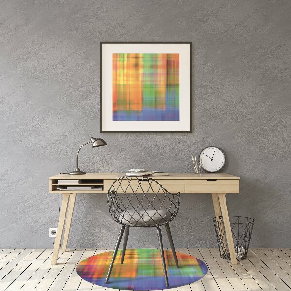 Office chair floor protector color grille