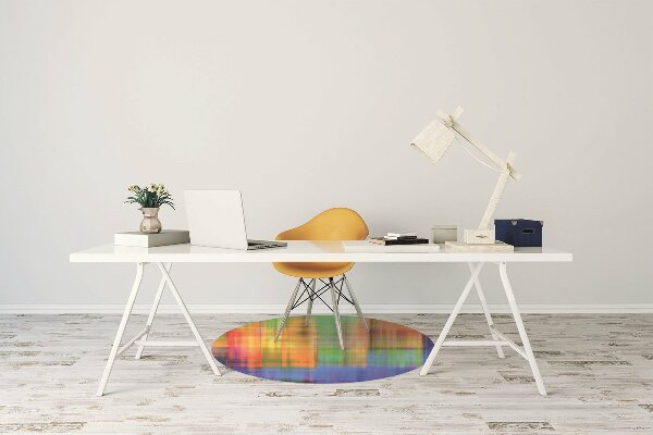 Office chair floor protector color grille