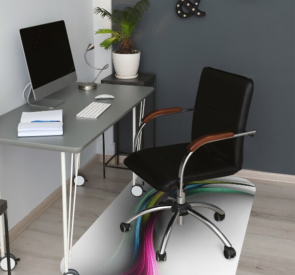 Office chair floor protector Abstraction