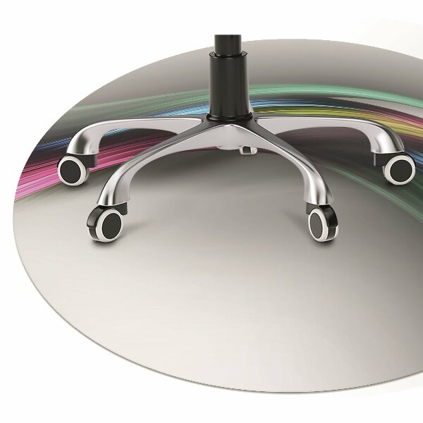 Office chair floor protector Abstraction