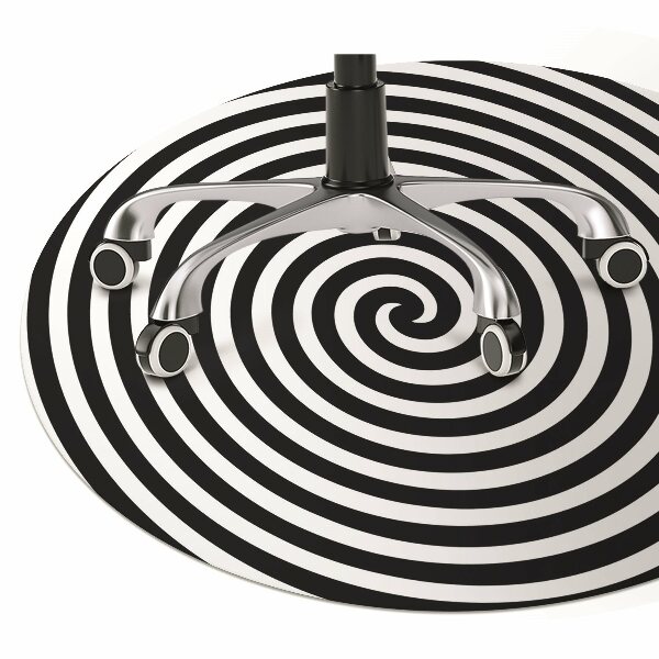 Office chair mat Spiral