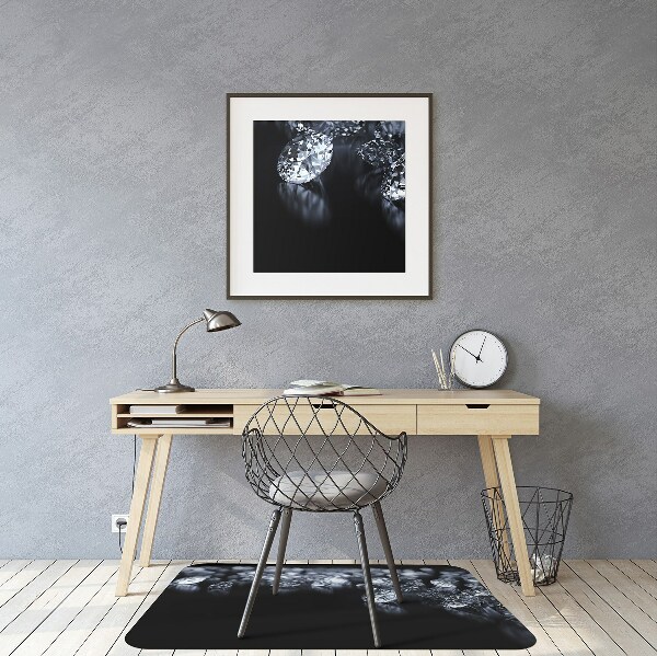 Office chair mat diamonds