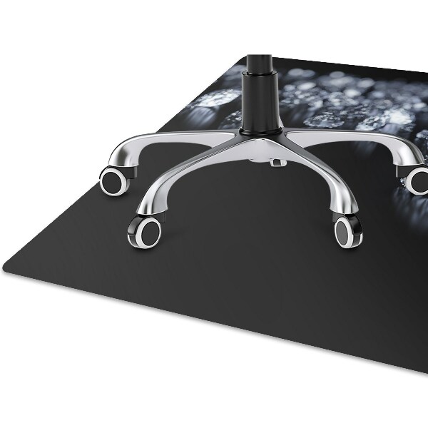 Office chair mat diamonds